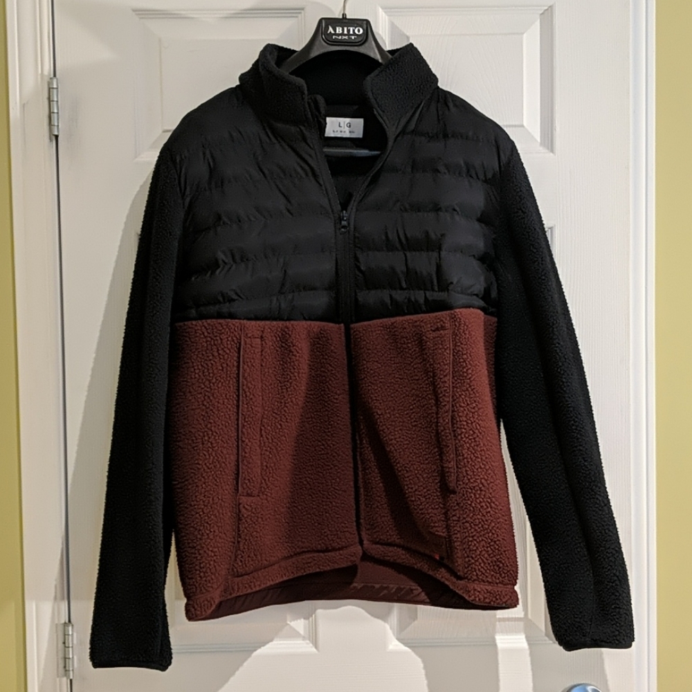 Herschel Hybrid Sherpa Fleece Full Zip Jacket